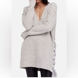 Free people tie side tunic BNWOT